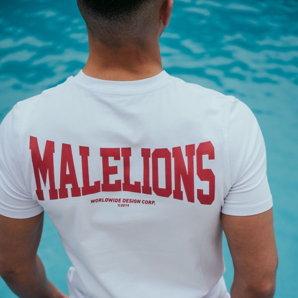 Malelions Boxer T-shirt Wit