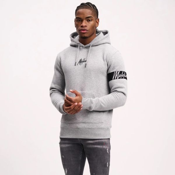 Malelions Captain Hoodie 2.0 Grijs