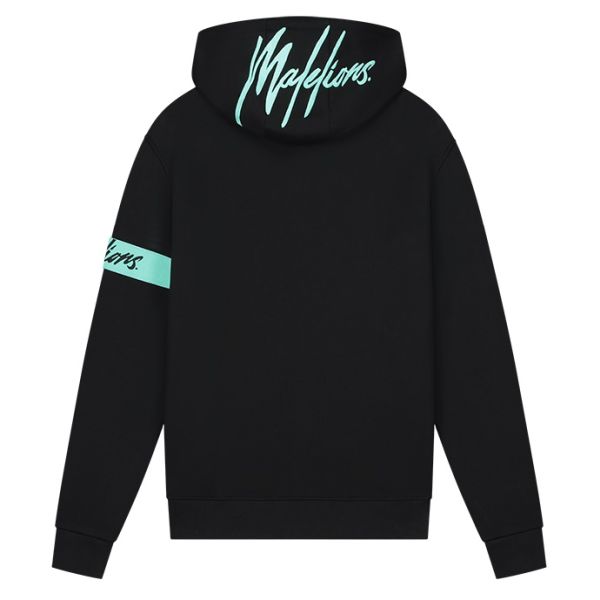 Malelions Captain Hoodie 2.0 Zwart