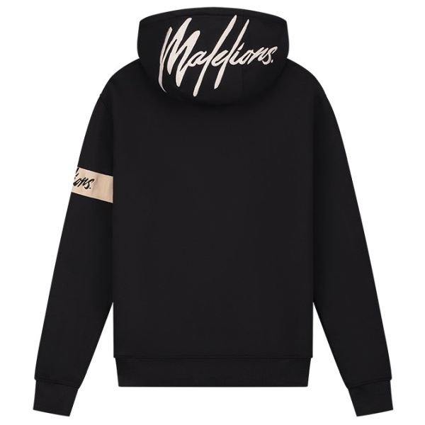 Malelions Captain Hoodie 2.0 Zwart