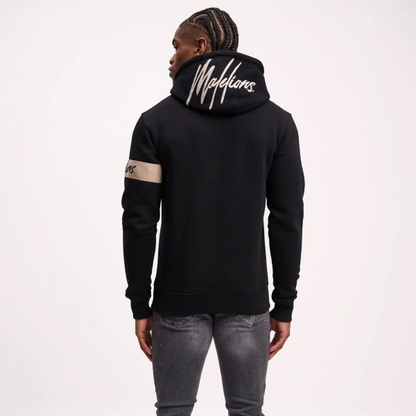 Malelions Captain Hoodie 2.0 Zwart