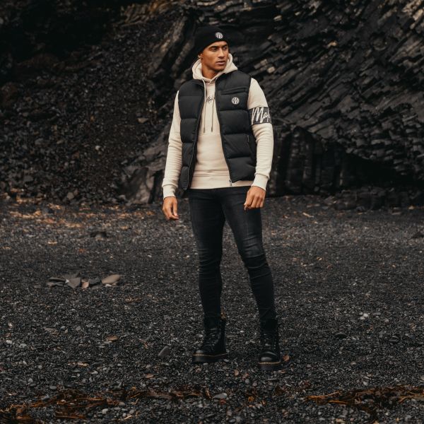 Malelions Captain Hoodie Beige