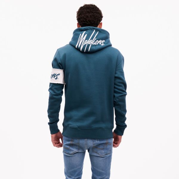 Malelions Captain Hoodie Blauw