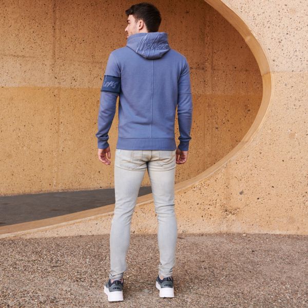 Malelions Captain Hoodie Blauw