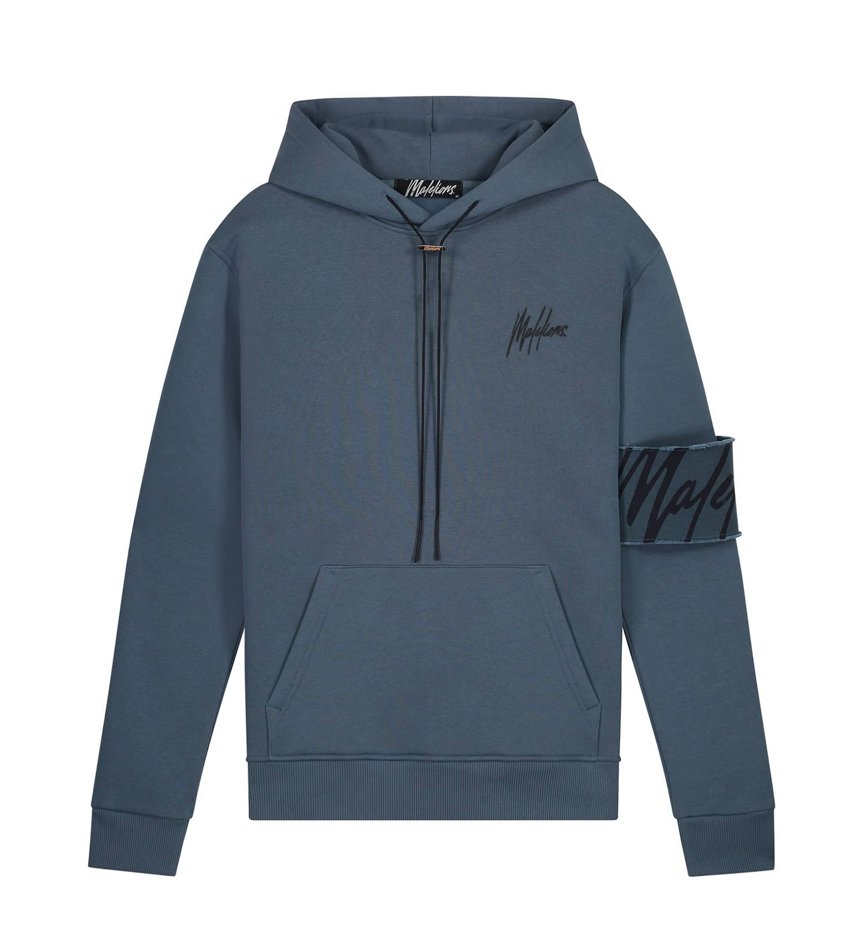 Malelions Captain Hoodie Blauw M1-PS22-07