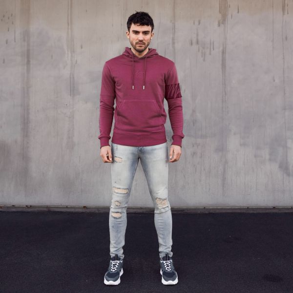 Malelions Captain Hoodie Cherry
