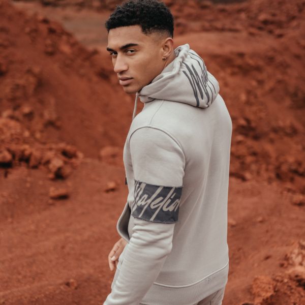 Malelions Captain Hoodie Grijs