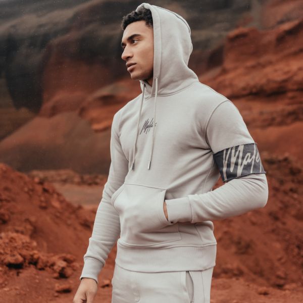 Malelions Captain Hoodie Grijs