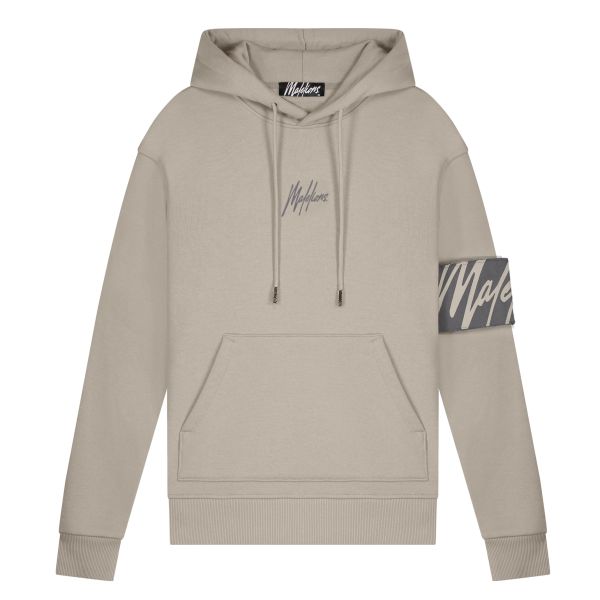 Malelions Captain Hoodie Grijs