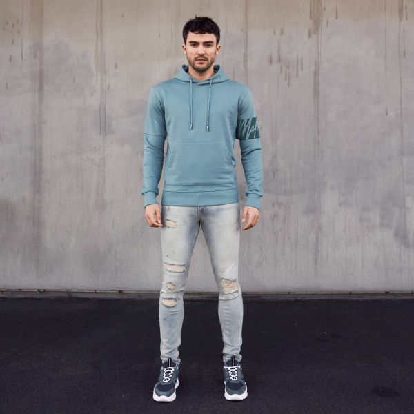 Malelions Captain Hoodie Licht Blauw