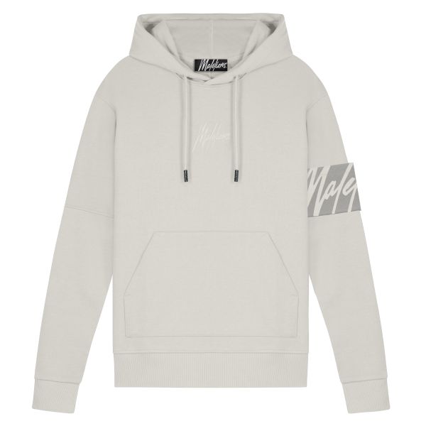 Malelions Captain Hoodie Licht Grijs