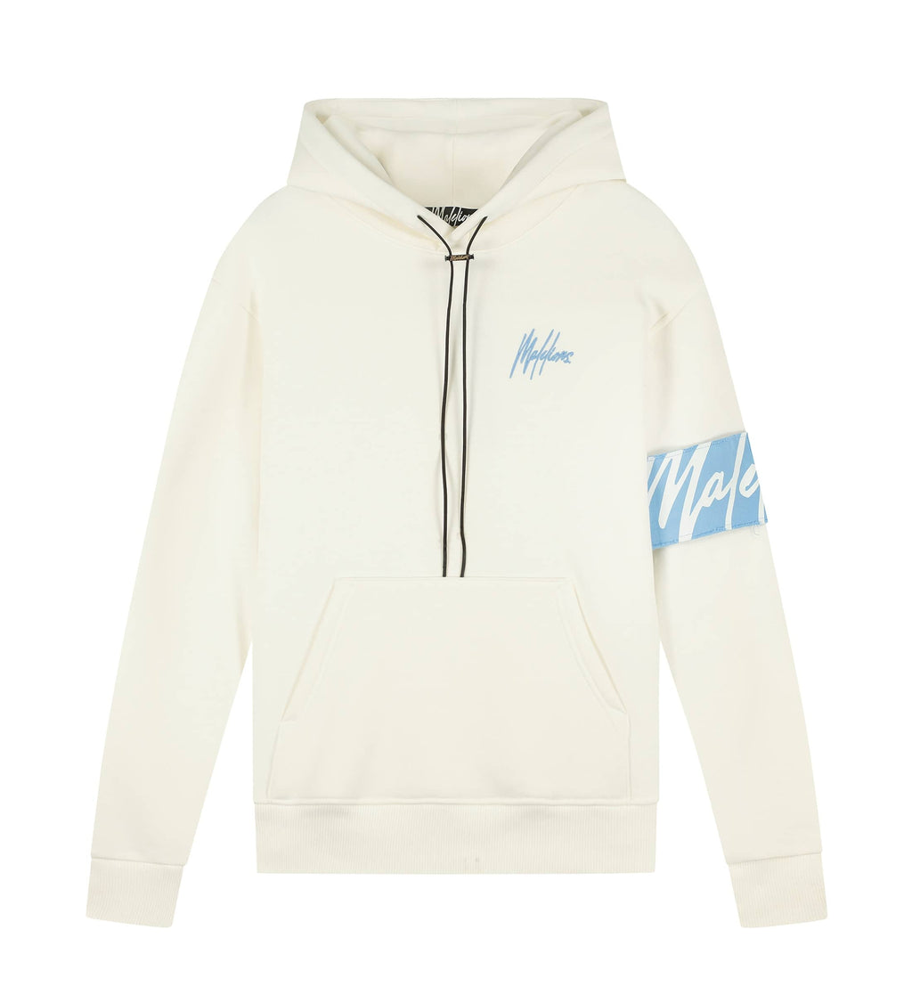Malelions Captain Hoodie Off White M1-PS22-07