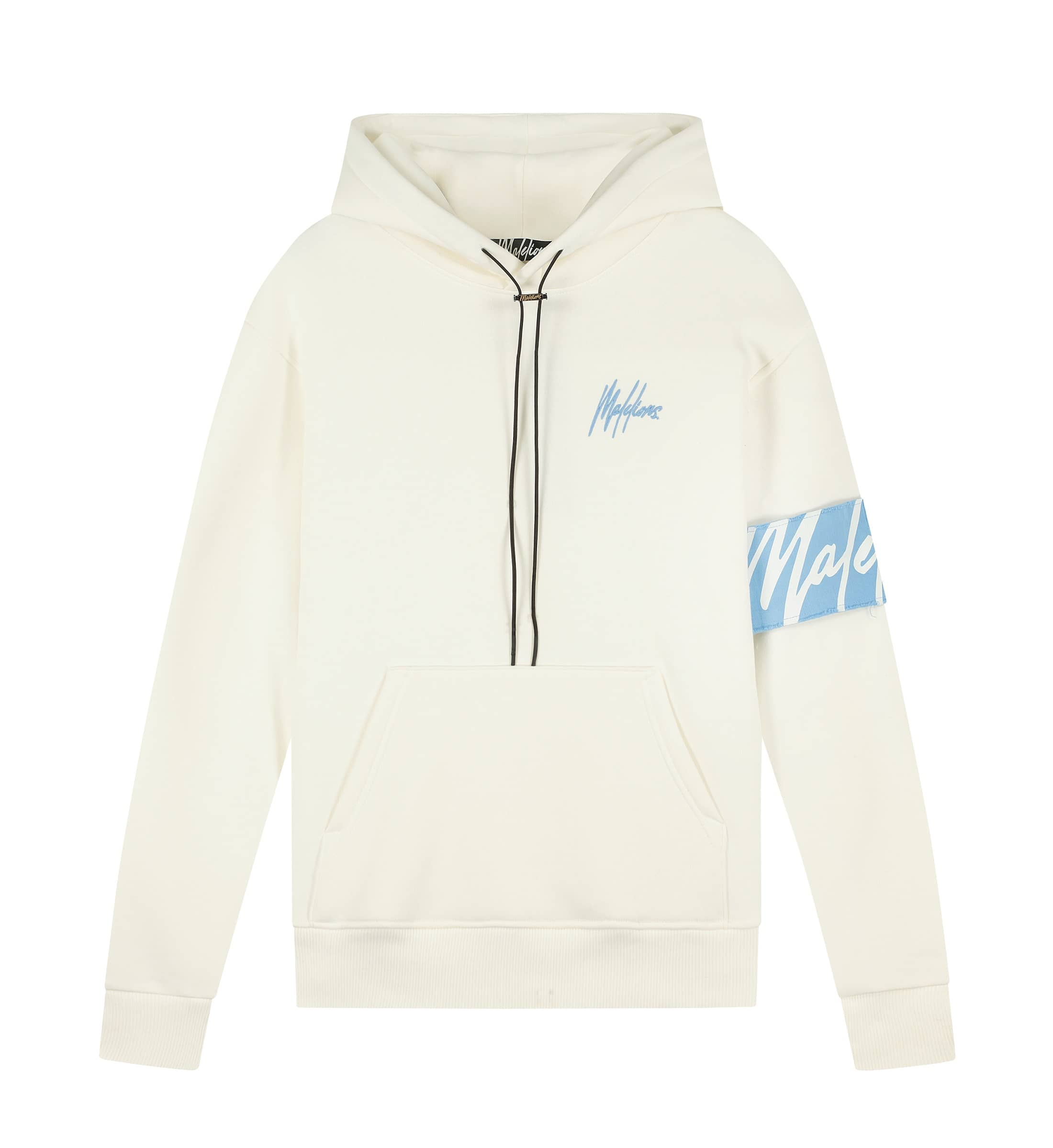 Malelions Captain Hoodie Off White M1-PS22-07