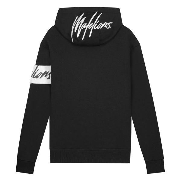 Malelions Captain Hoodie Zwart