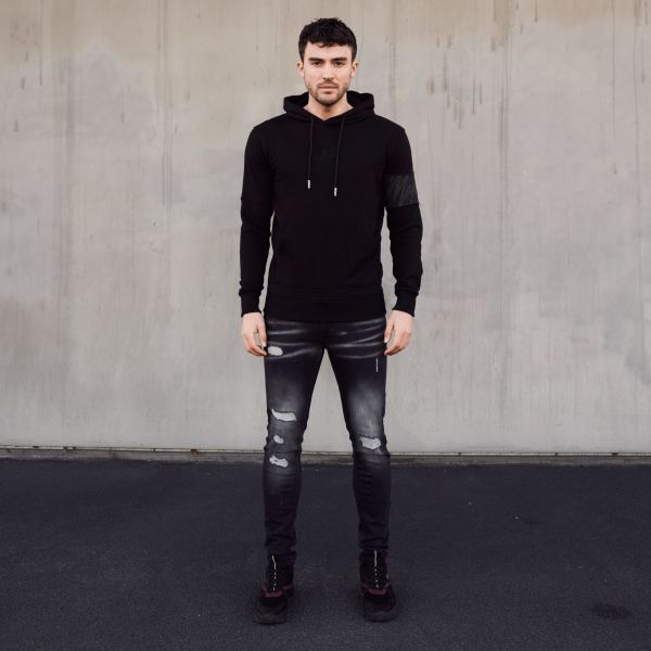 Malelions Captain Hoodie Zwart