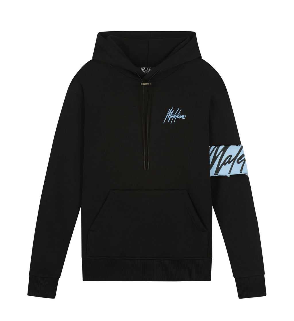 Malelions Captain Hoodie Zwart M1-PS22-07