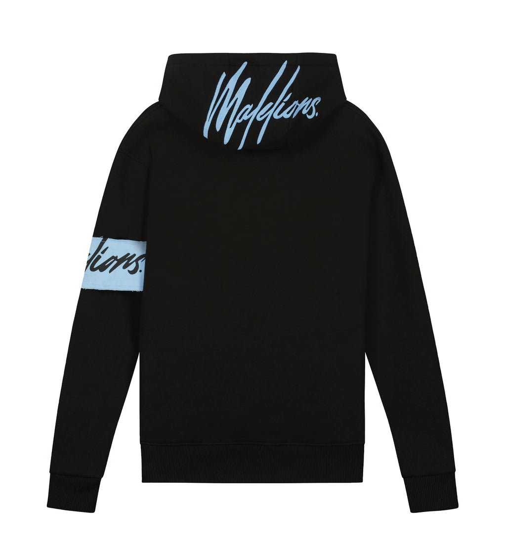 Malelions Captain Hoodie Zwart M1-PS22-07