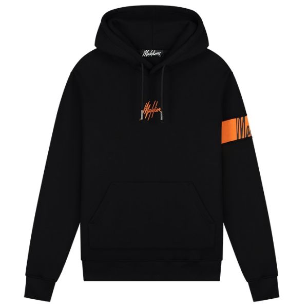 Malelions Captain Hoodie 2.0 Zwart/Oranje