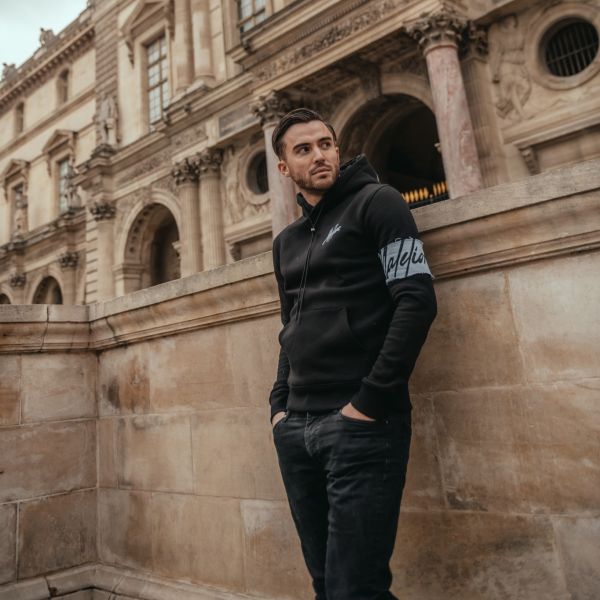 Malelions Captain Hoodie Zwart