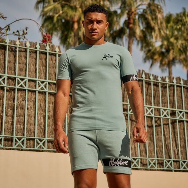 Malelions Captain Korte Broek Licht Blauw