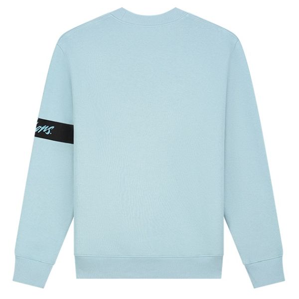 Malelions Captain Sweater 2.0 Licht Blauw