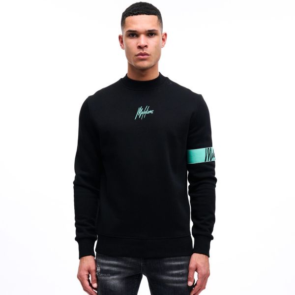 Malelions Captain Sweater 2.0 Zwart