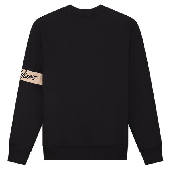 Malelions Captain Sweater 2.0 Zwart