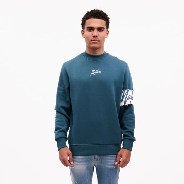Malelions Captain Sweater Blauw