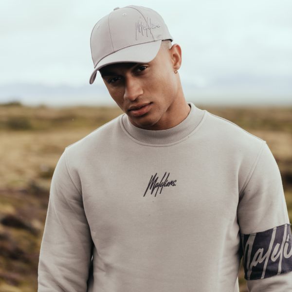 Malelions Captain Sweater Grijs