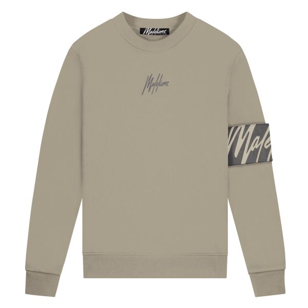Malelions Captain Sweater Grijs