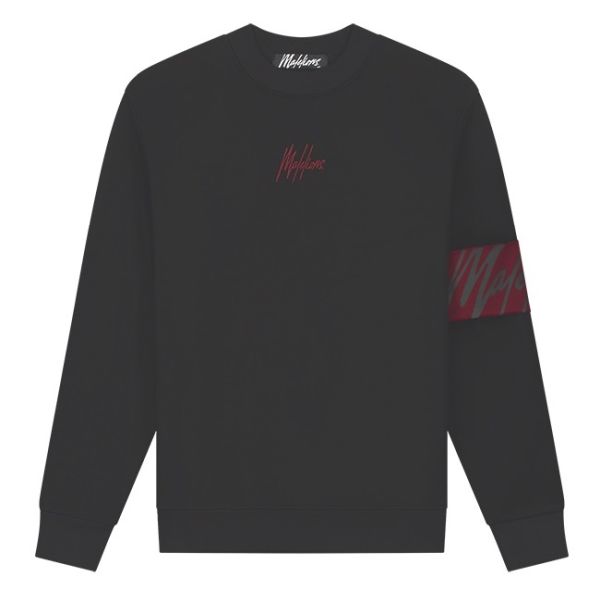 Malelions Captain Sweater Zwart