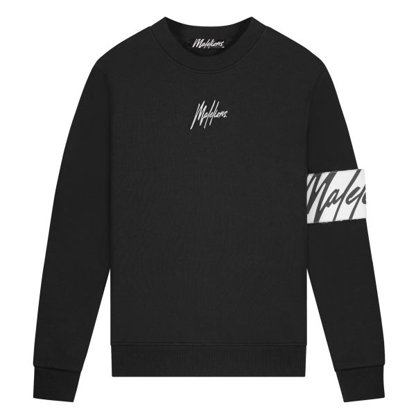 Malelions Captain Sweater Zwart