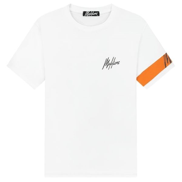 Malelions Captain T-shirt Wit
