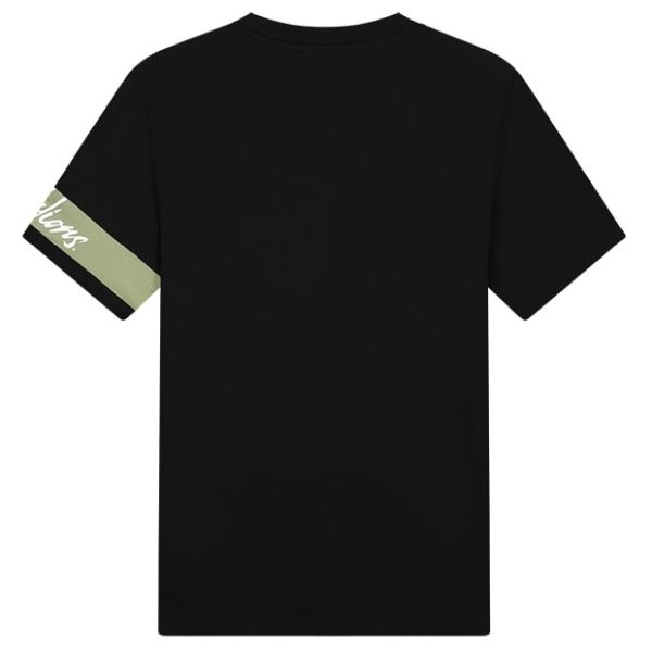 Malelions Captain T-shirt Zwart/Groen
