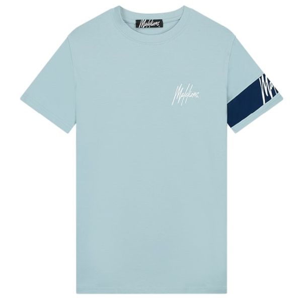 Malelions Captain T-shirt Licht Blauw
