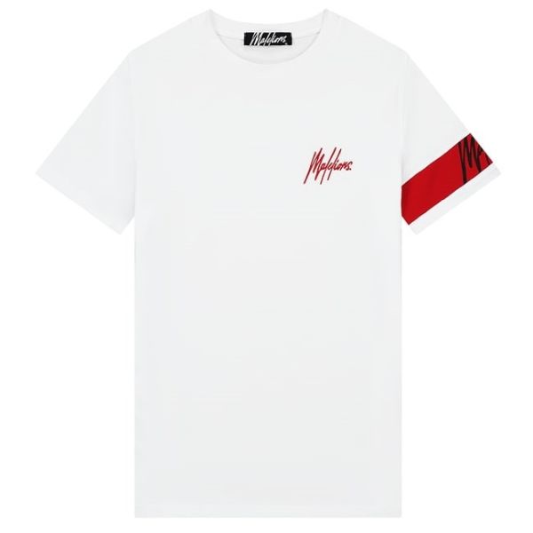 Malelions Captain T-shirt Wit
