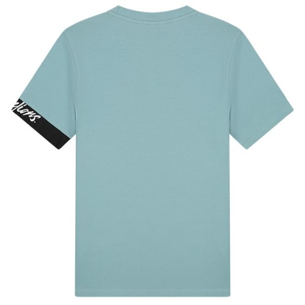 Malelions Captain T-shirt 2.0 Licht Blauw