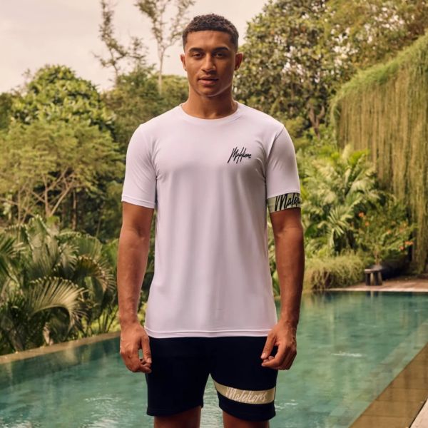 Malelions Captain T-shirt 2.0 Wit