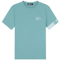Malelions Captain T-shirt 2.0 Licht Blauw