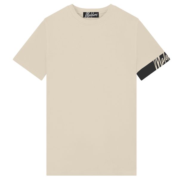 malelions captain t-shirt 2.0 beige