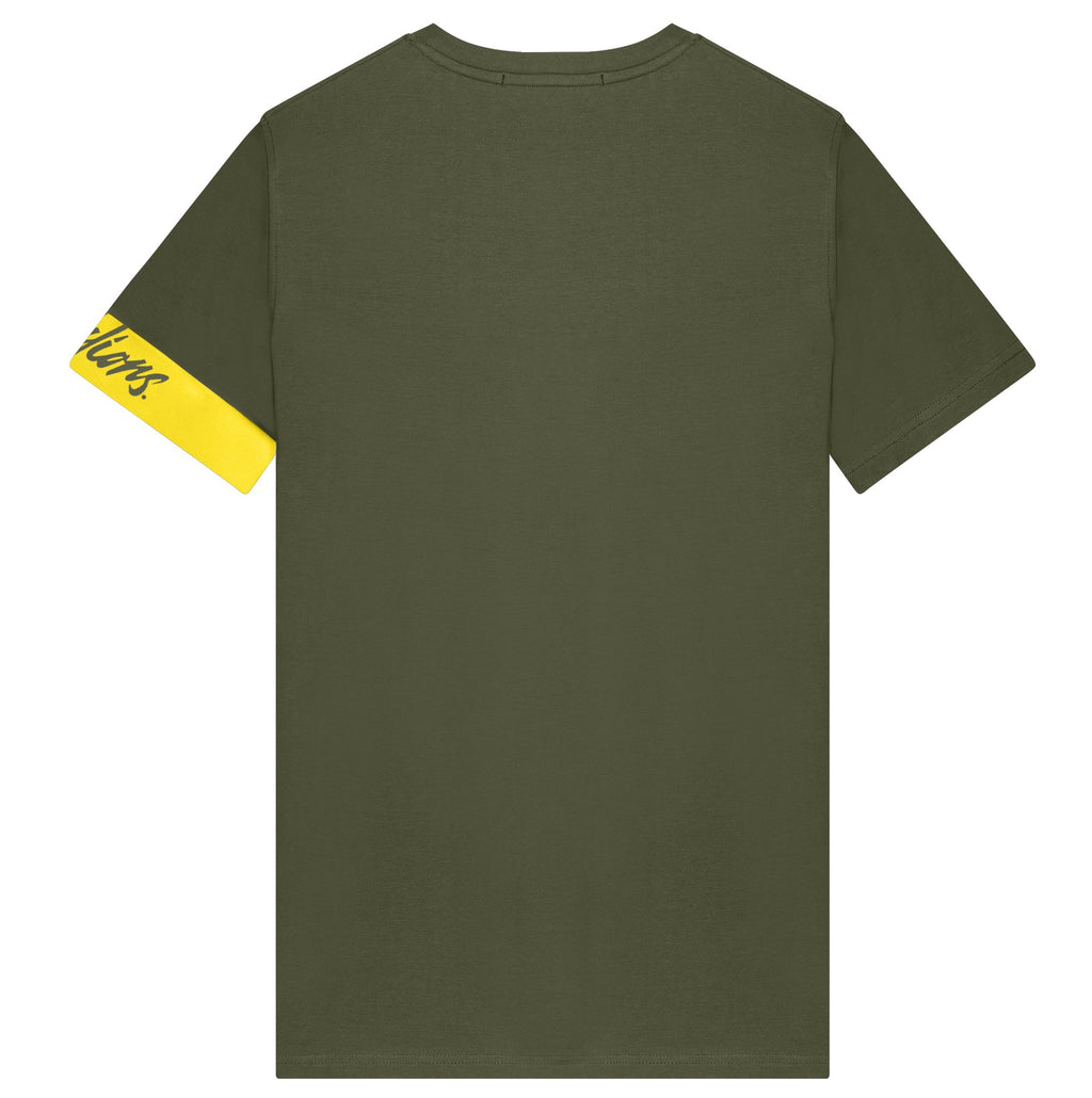 malelions captain t-shirt 2.0 donekr groen