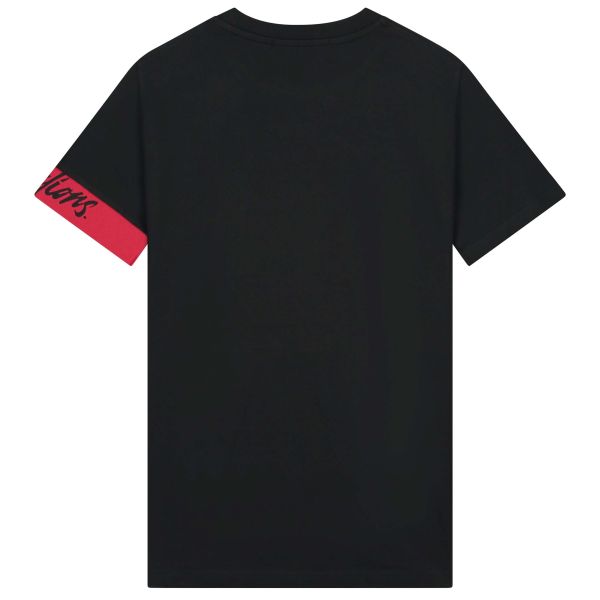 Malelions Captain 2.0 T-shirt Zwart/Rood