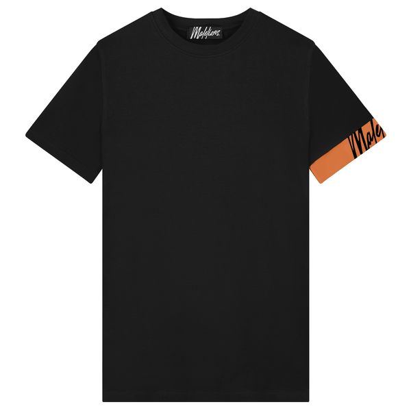 malelions captain t-shirt 2.0 zwart oranje