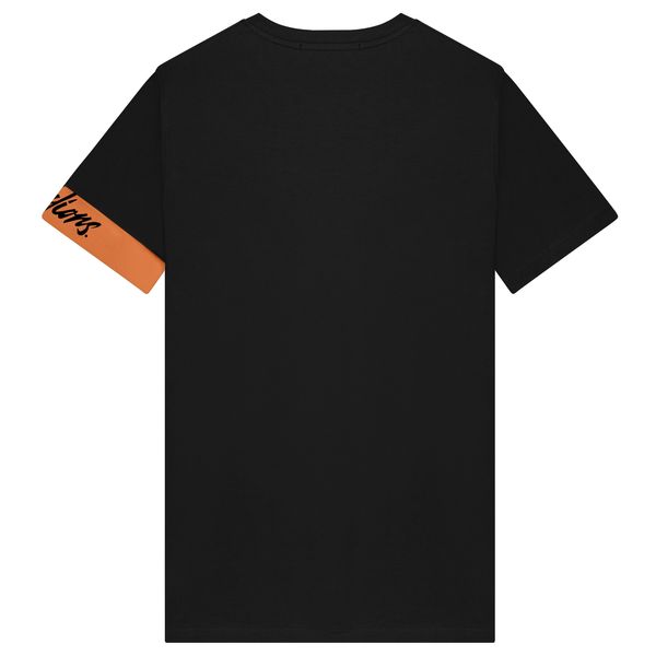 malelions captain t-shirt 2.0 zwart oranje