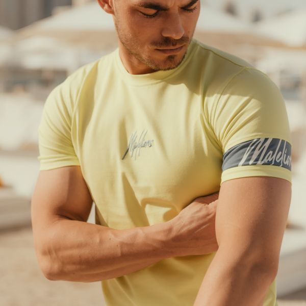 Malelions Captain T-shirt Licht Groen