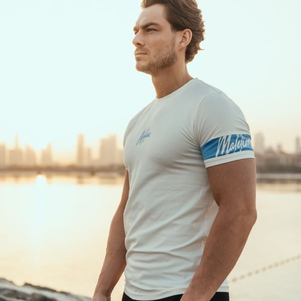 Malelions Captain T-shirt Off White