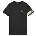 malelions captain t-shirt zwart-beige