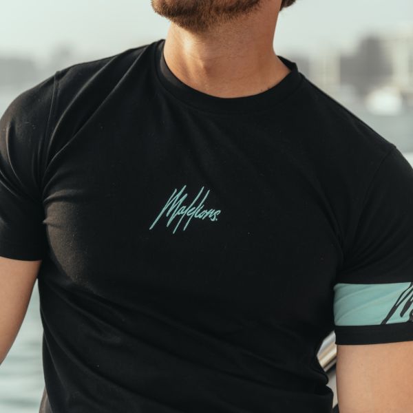 Malelions Captain T-shirt Zwart
