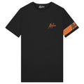 malelions captain t-shirt zwart-oranje