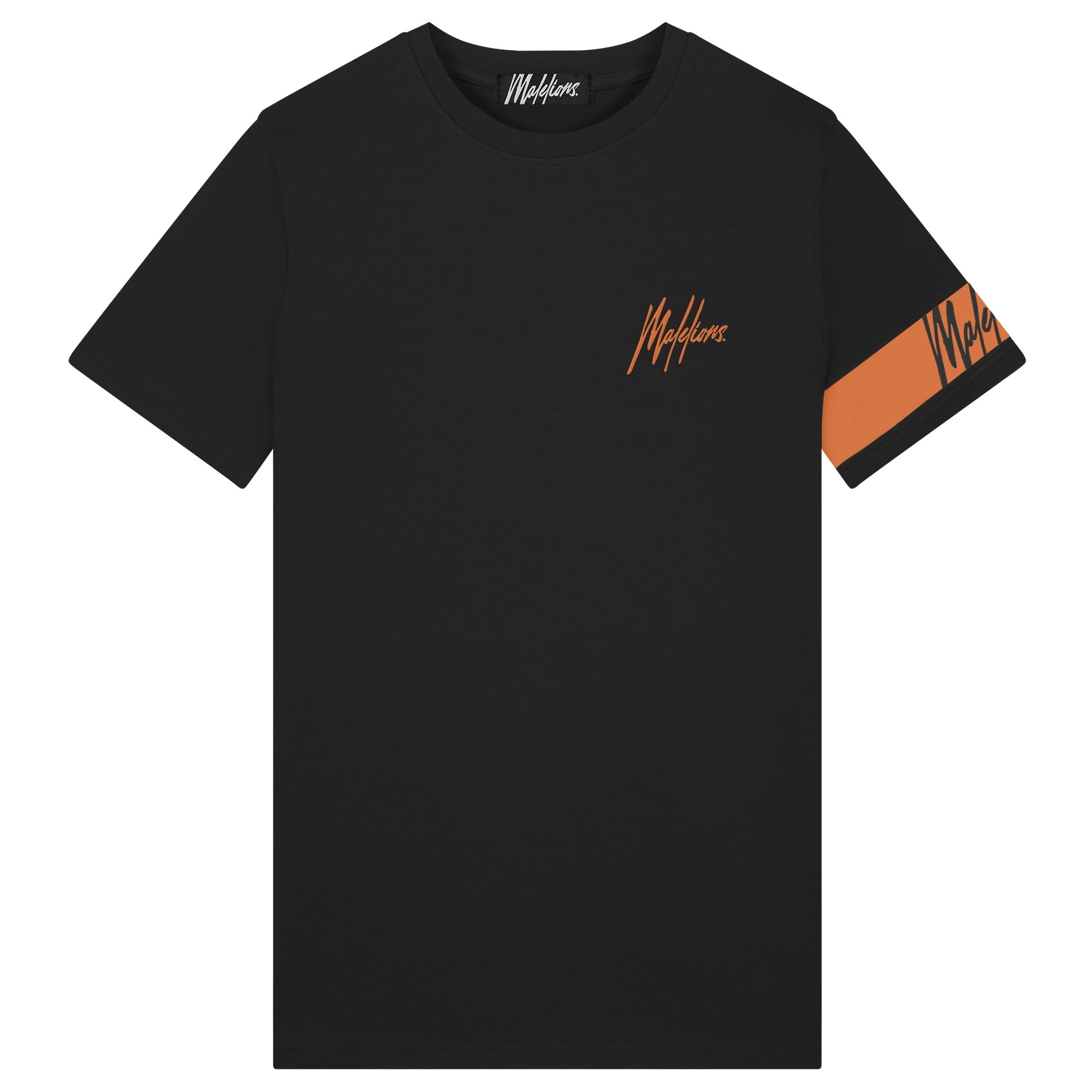 malelions captain t-shirt zwart-oranje